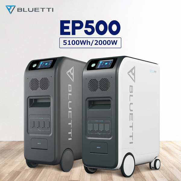 Bluetti  EP500 - Gray Solar Power Station